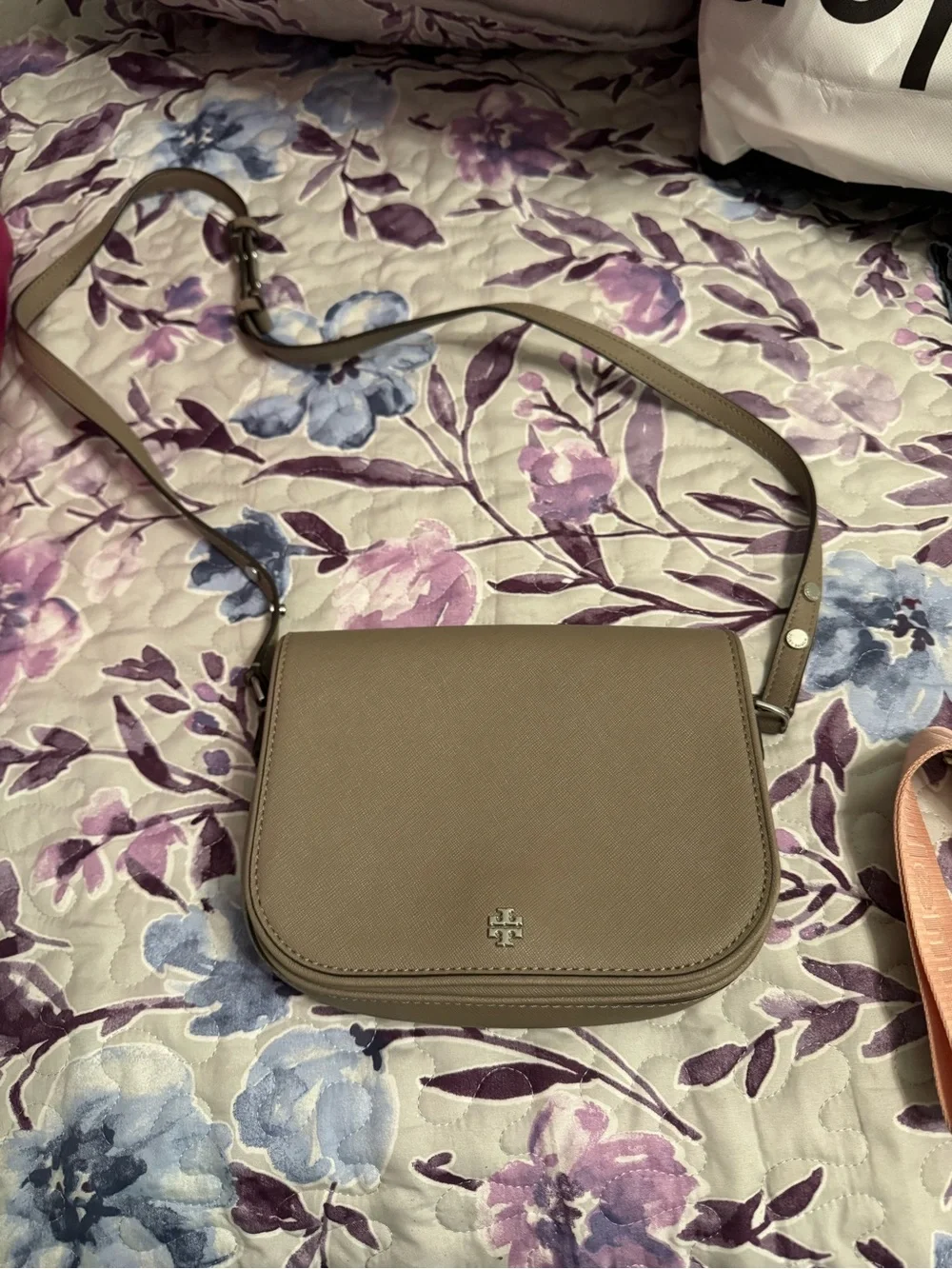 Tory Burch Emerson Women's Saffiano Leather Crossbody Bag